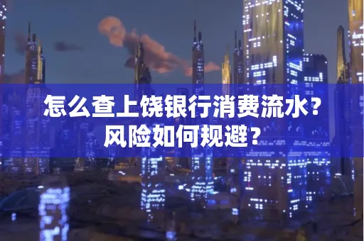 怎么查上饶银行消费流水?风险如何规避?