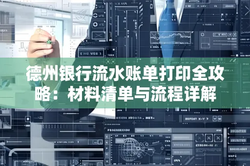 德州银行流水账单打印全攻略:材料清单与流程详解