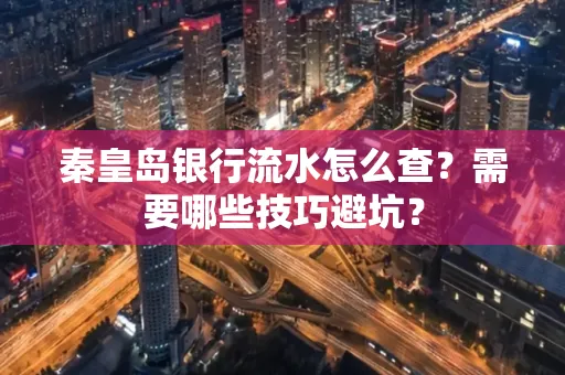 秦皇岛银行流水怎么查?需要哪些技巧避坑? 秦皇岛银行流水怎么查?需要哪些技巧避坑?