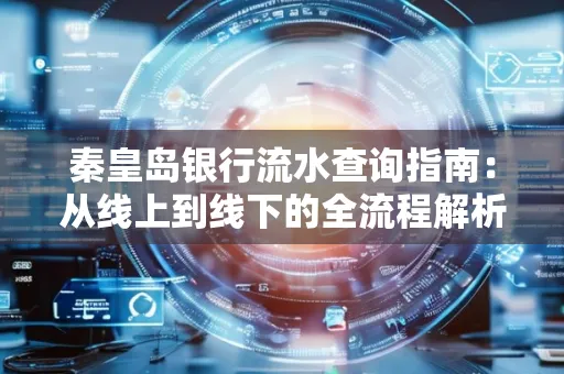 秦皇岛银行流水查询指南:从线上到线下的全流程解析