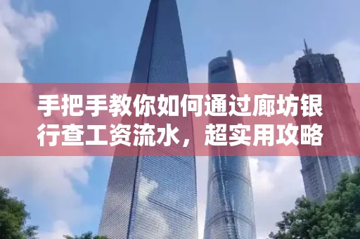 手把手教你如何通过廊坊银行查工资流水,超实用攻略不走弯路