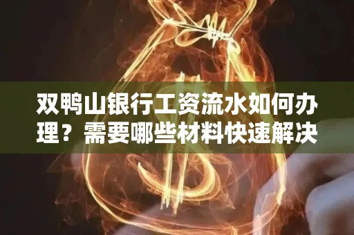 双鸭山银行工资流水如何办理?需要哪些材料快速解决