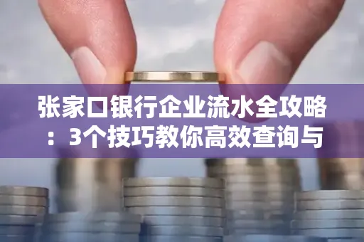 张家口银行企业流水全攻略:3个技巧教你高效查询与风险规避
