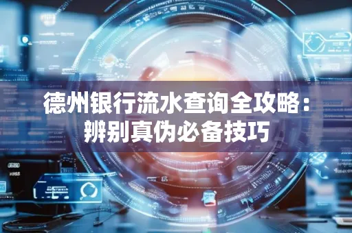 德州银行流水查询全攻略:辨别真伪必备技巧