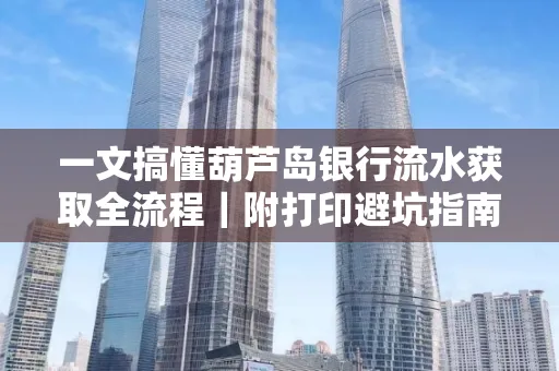 一文搞懂葫芦岛银行流水获取全流程|附打印避坑指南