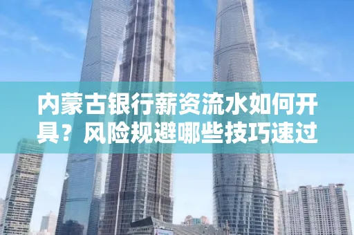 内蒙古银行薪资流水如何开具?风险规避哪些技巧速过?