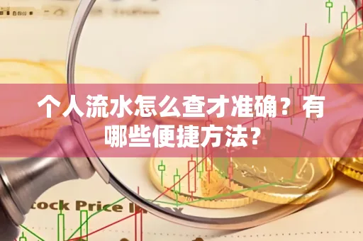 个人流水怎么查才准确?有哪些便捷方法?